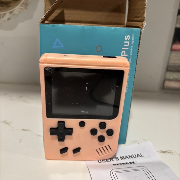 Tested Pink Open Box Game Box Plus- Retro Handheld 500 Classic Games - Picture 3 of 7